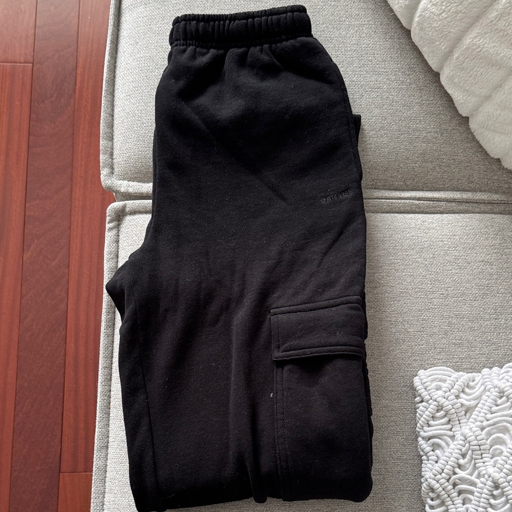 Garage XS Black Cargo Sweatpants - Picture 4 of 4